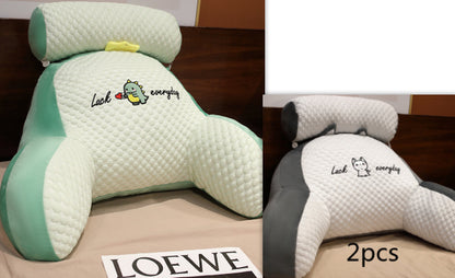 Cozy Triangle Reading Pillow - Fluffy Cushion for Ultimate Comfort and Support
