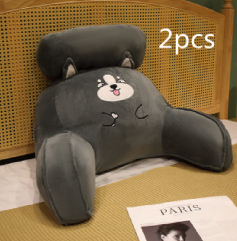 Cozy Triangle Reading Pillow - Fluffy Cushion for Ultimate Comfort and Support