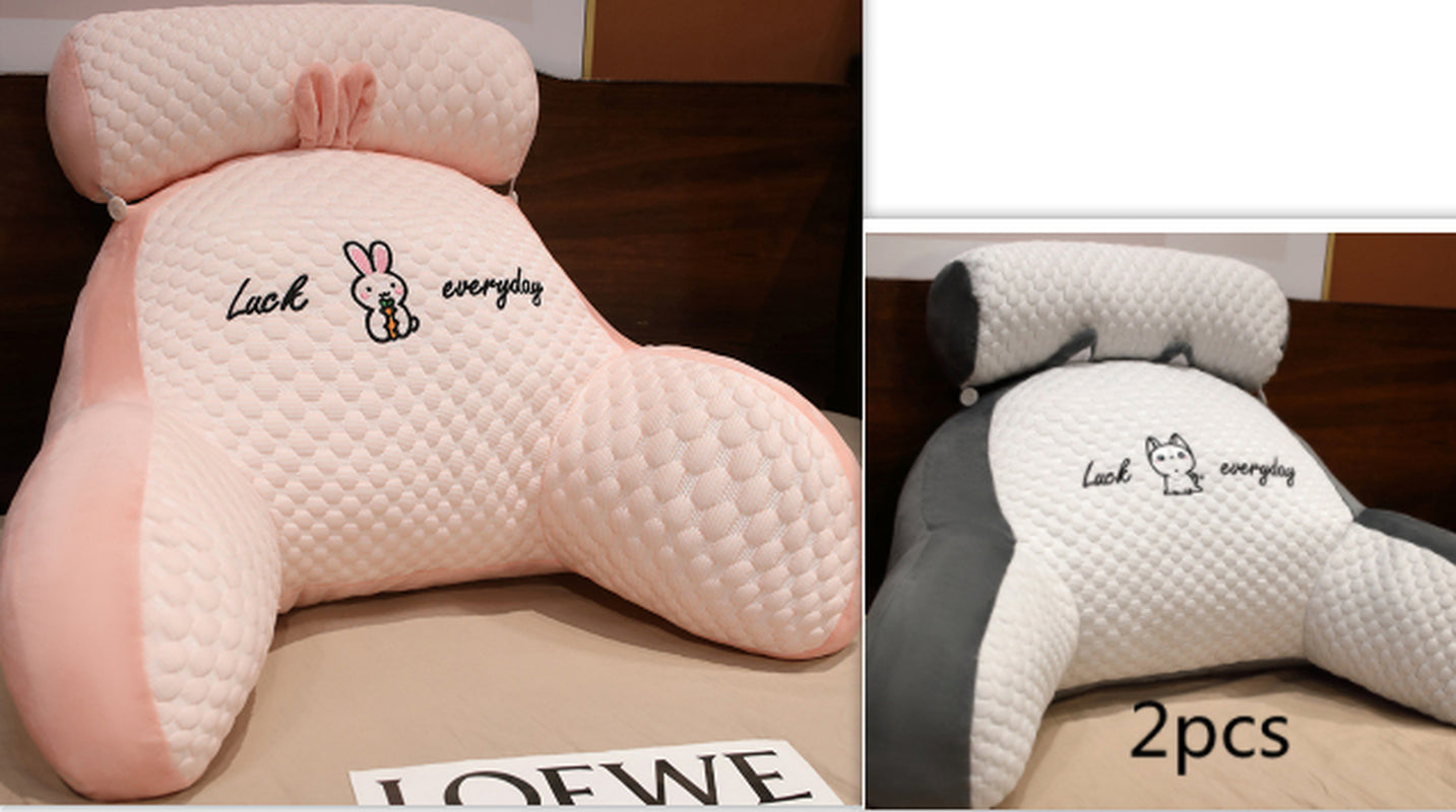 Cozy Triangle Reading Pillow - Fluffy Cushion for Ultimate Comfort and Support