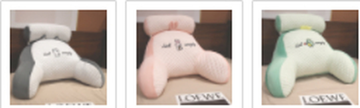 Cozy Triangle Reading Pillow - Fluffy Cushion for Ultimate Comfort and Support