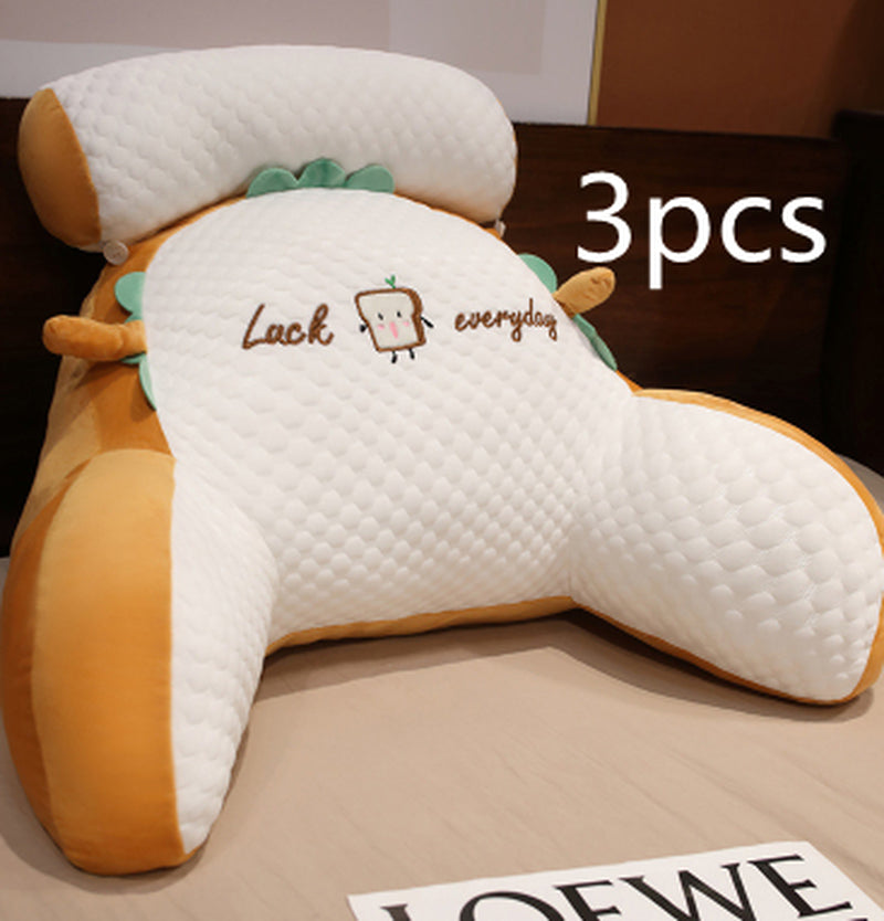 Cozy Triangle Reading Pillow - Fluffy Cushion for Ultimate Comfort and Support