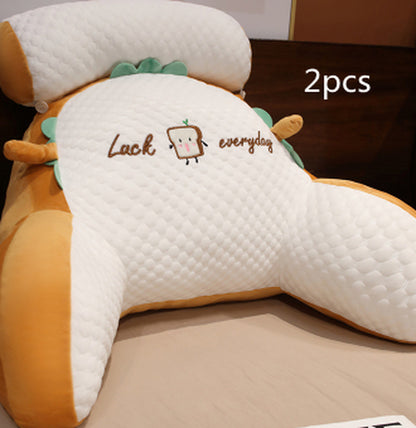 Cozy Triangle Reading Pillow - Fluffy Cushion for Ultimate Comfort and Support