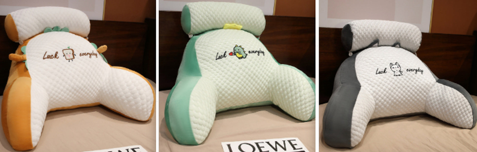 Cozy Triangle Reading Pillow - Fluffy Cushion for Ultimate Comfort and Support