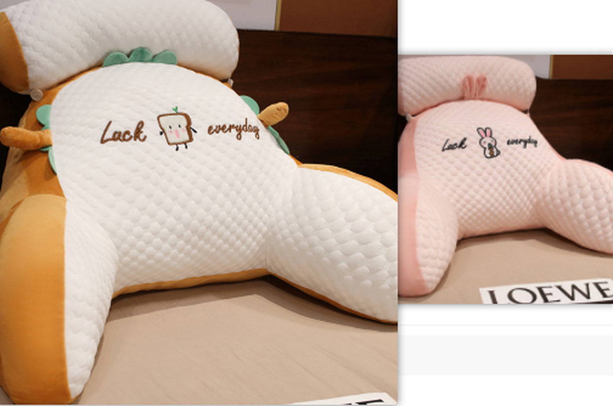 Cozy Triangle Reading Pillow - Fluffy Cushion for Ultimate Comfort and Support