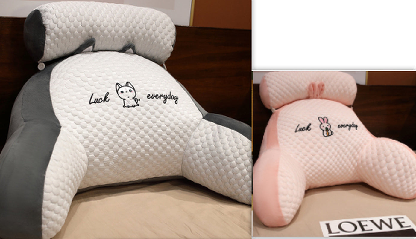 Cozy Triangle Reading Pillow - Fluffy Cushion for Ultimate Comfort and Support