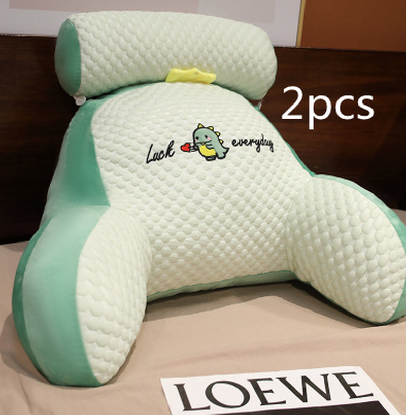 Cozy Triangle Reading Pillow - Fluffy Cushion for Ultimate Comfort and Support