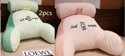 Cozy Triangle Reading Pillow - Fluffy Cushion for Ultimate Comfort and Support