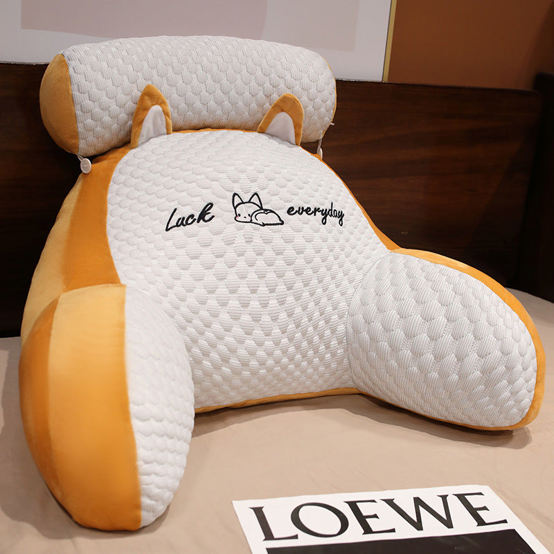 Cozy Triangle Reading Pillow - Fluffy Cushion for Ultimate Comfort and Support
