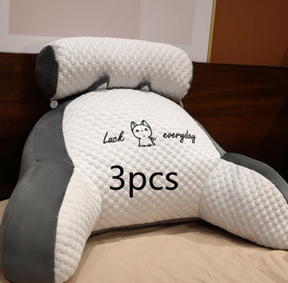Cozy Triangle Reading Pillow - Fluffy Cushion for Ultimate Comfort and Support