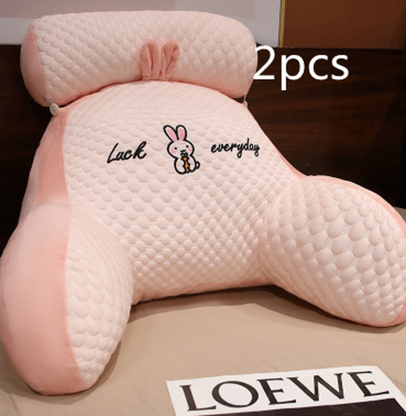 Cozy Triangle Reading Pillow - Fluffy Cushion for Ultimate Comfort and Support
