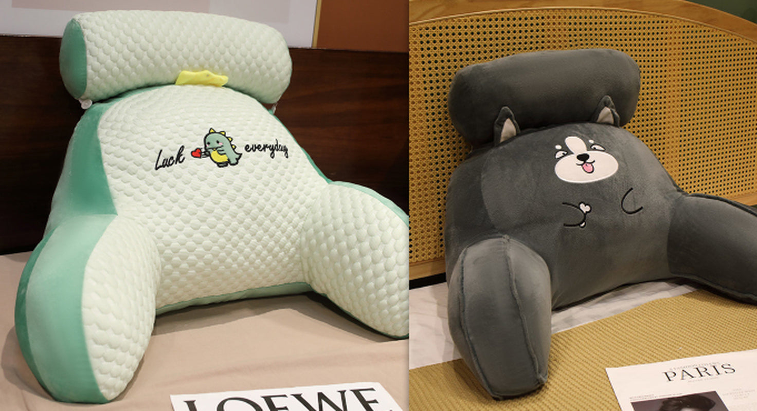 Cozy Triangle Reading Pillow - Fluffy Cushion for Ultimate Comfort and Support
