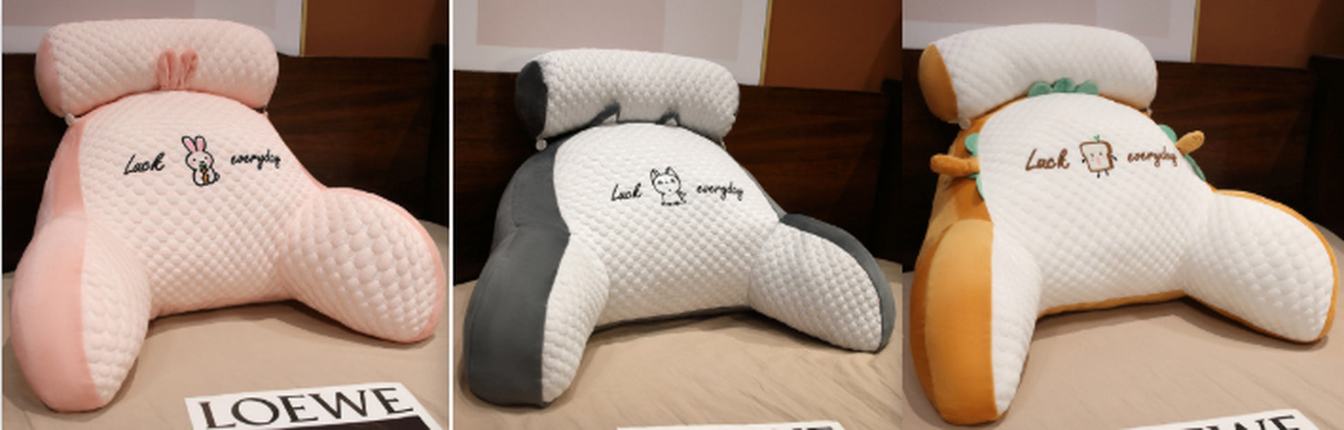 Cozy Triangle Reading Pillow - Fluffy Cushion for Ultimate Comfort and Support