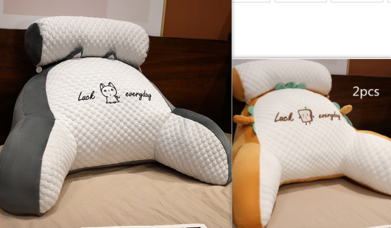 Cozy Triangle Reading Pillow - Fluffy Cushion for Ultimate Comfort and Support