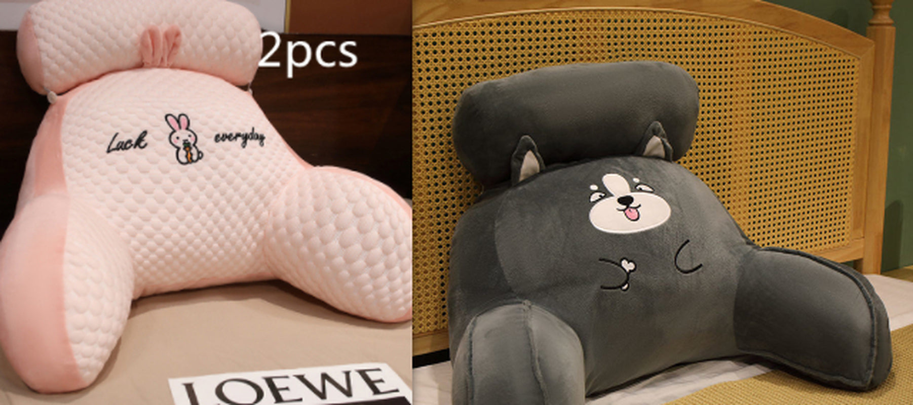 Cozy Triangle Reading Pillow - Fluffy Cushion for Ultimate Comfort and Support