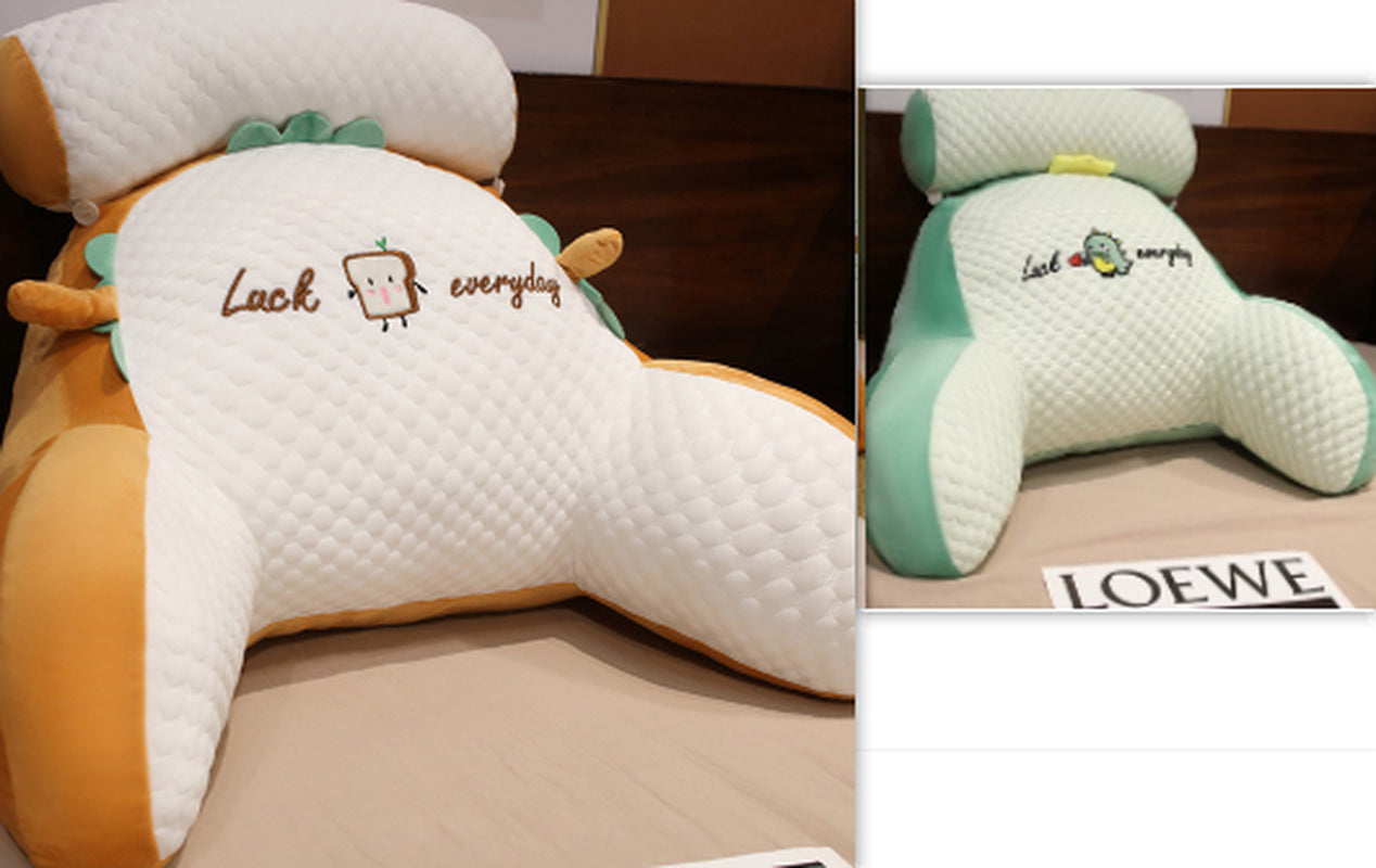 Cozy Triangle Reading Pillow - Fluffy Cushion for Ultimate Comfort and Support