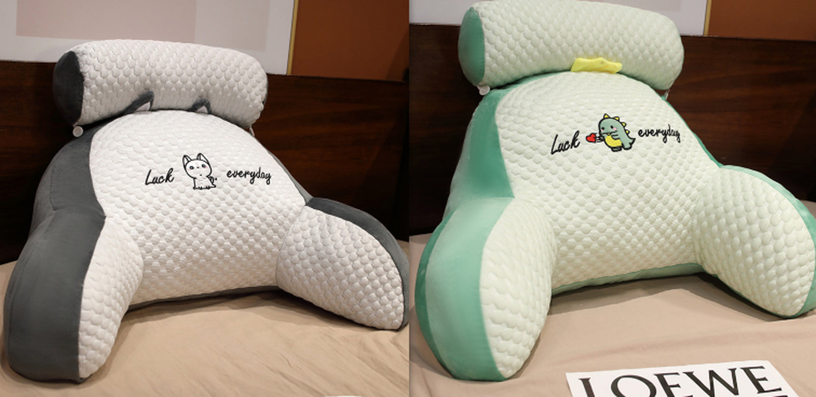 Cozy Triangle Reading Pillow - Fluffy Cushion for Ultimate Comfort and Support